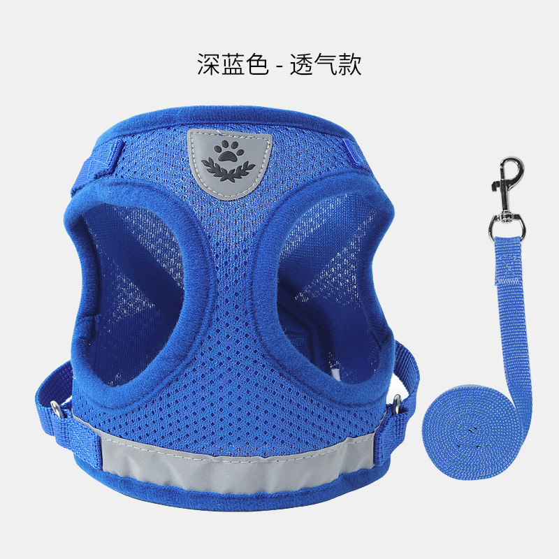 狗狗牵引绳猫咪狗绳子背心式胸背带小狗网红小型犬泰迪宠物遛狗绳