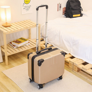 拉杆箱 行李箱男女学生迷你小型18寸旅行登机皮箱日系复古轻便密码