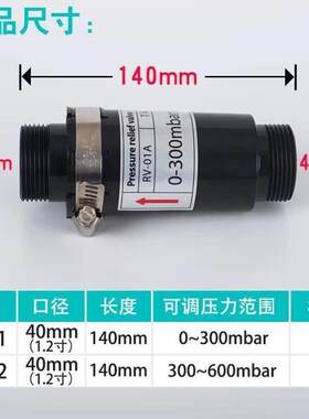 TURBOSUN高压风机漩涡风机旋涡气泵真空泵空压机释压阀泄压黄色