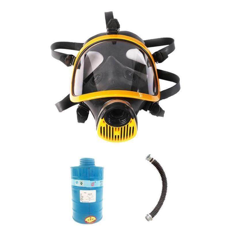 普达PD-4002防毒面具面罩+[P-H2S-3]蓝色高级过滤件+0.5米导管+背