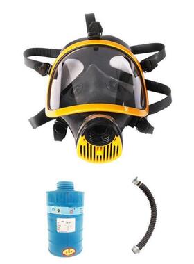 普达PD-4002防毒面具面罩+[P-H2S-3]蓝色高级过滤件+0.5米导管+背