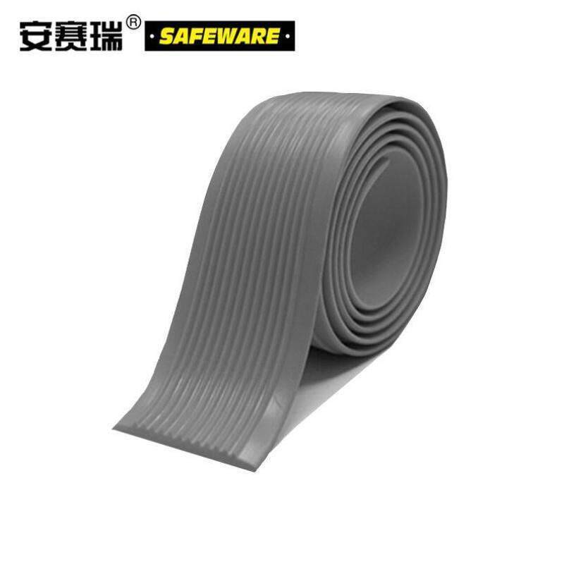 安赛瑞自粘式PVC楼梯防滑条灰4cm30m楼梯台阶止滑条大理石