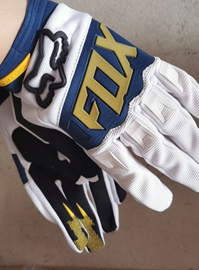 Fox手套夏季骑士越野骑行山地骑士摩托车自行车机车越野薄款全指