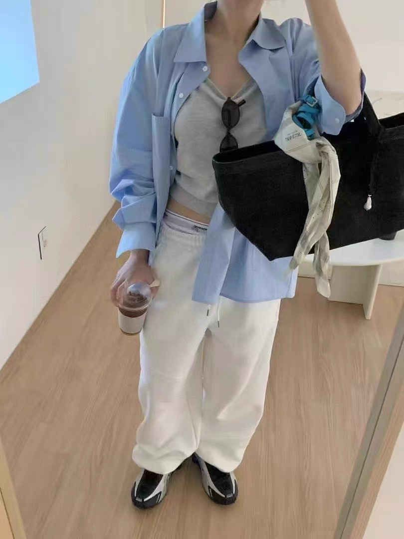 awear 现韩国2025夏季新款时尚百搭宽松休闲衬衫