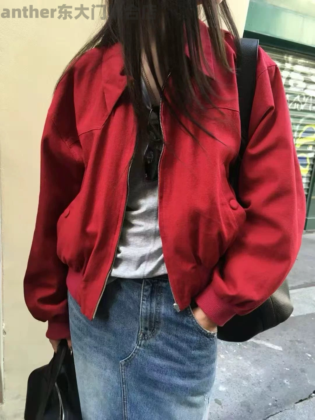 breathe现韩国东大门2025秋季新款时尚百搭宽松休闲夹克外套