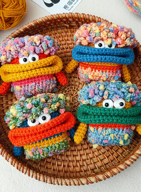 香肠嘴苹果耳机套 适用于Airpods 1/2/3 pro编织保护套diy材料包