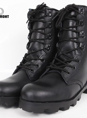 冷战授权外贸俄罗斯DPR特种兵作战靴 黑色全牛皮凯夫拉防刺战术靴