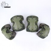 直采俄罗斯原品俄军公发6B51二代原品战术护具小绿人迷彩护膝护肘