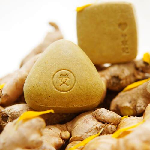 控油生姜洗发皂植物皂