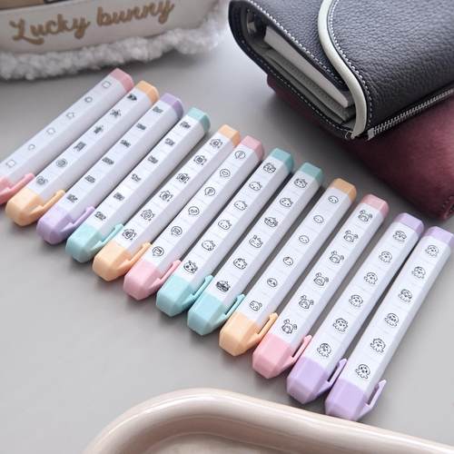 BringQ叠叠乐笔六连印章心情