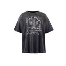 SAINT Mxxxxxx NEIGHBORHOOD STHD NBHD做旧破坏短袖T恤25SS