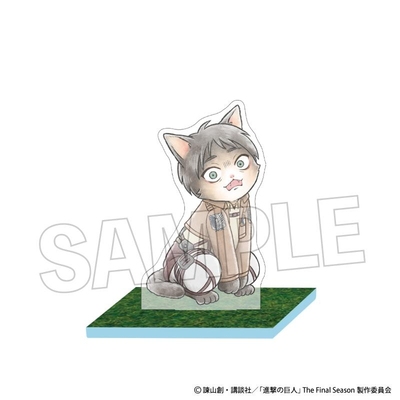 预定定金 PROOF 进击的巨人 调查兵猫猫角色 亚克力立牌 日谷周边