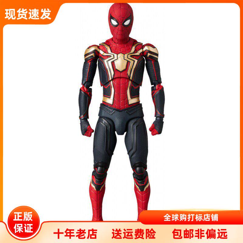 拆封品 蜘蛛侠 英雄无归 融合战衣 MAFEX 可动手办 现货 Medicom