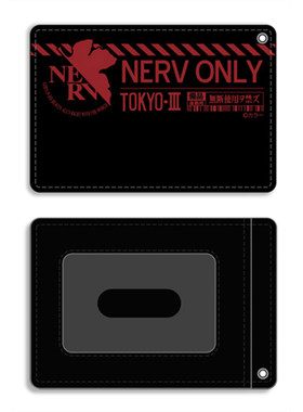 现货 COSPA EVA 新世纪福音战士 NERV ONLY 皮质IC卡套 日谷周边