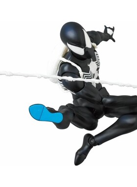 预定定金 Medicom toy 可动手办 MAFEX 黑色战衣 漫画版 再版 蜘