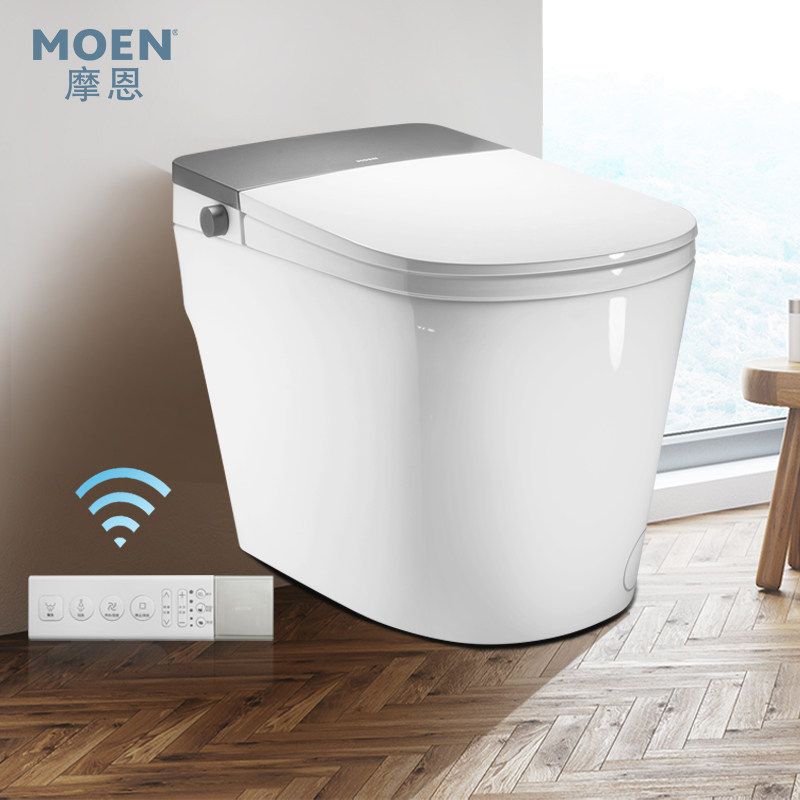 MOEN摩恩心朗智能马桶家用一体坐便器停电冲水离座自动冲水加热