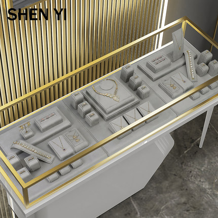 SHENYI品牌珠宝首饰展示架高奢项链手链耳环耳饰戒指陈列展示套装