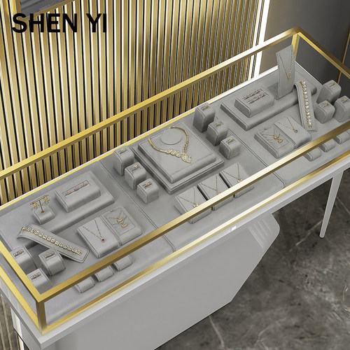 SHENYI品牌珠宝首饰展示架高奢项链手链耳环耳饰戒指陈列展示套装
