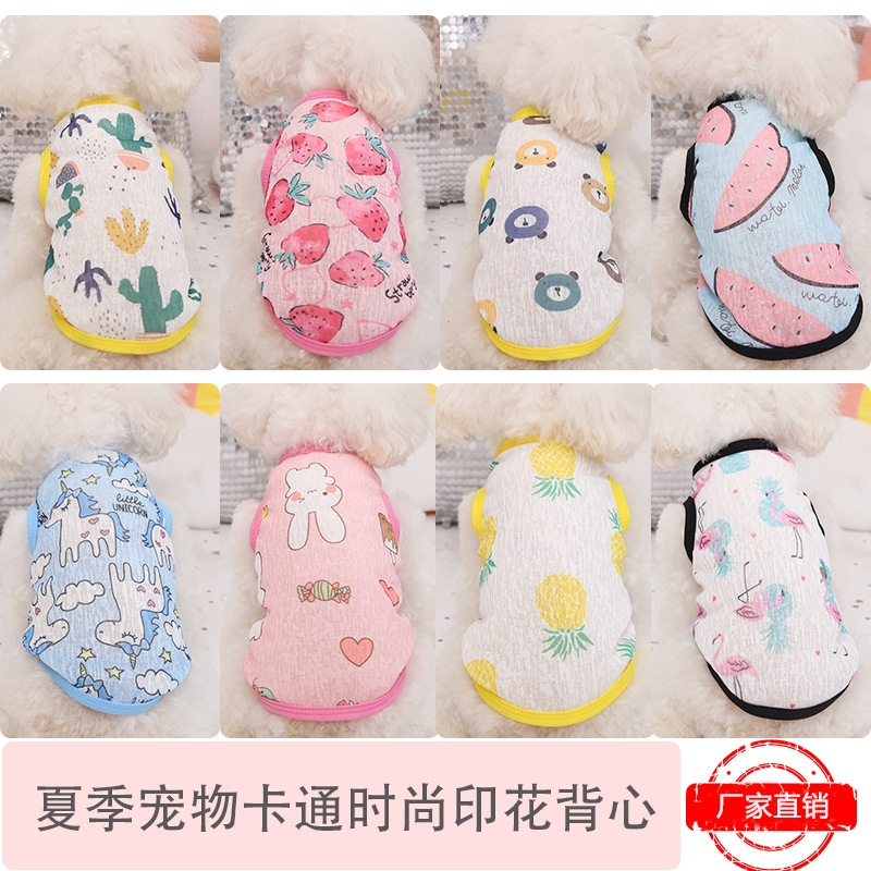 狗狗泰迪比熊博美薄款透气背心