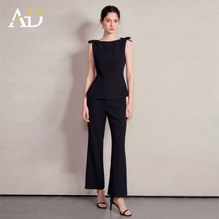 AD高端品牌正式场合套装女夏2026新款通勤职业高知得体穿搭一整套