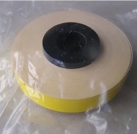 优质型MAX线号机贴纸LM-TP305W/5mm宽白色黄色纸芯 LM-380E/390