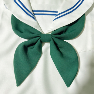 jk领结日系纯色兔子领花女学生制服水手服蝴蝶结校服免打金鱼尾