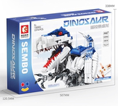 拼装 侏罗纪恐龙世界 遥控霸王龙积木暴虐龙男孩子儿童生日礼物拼装
