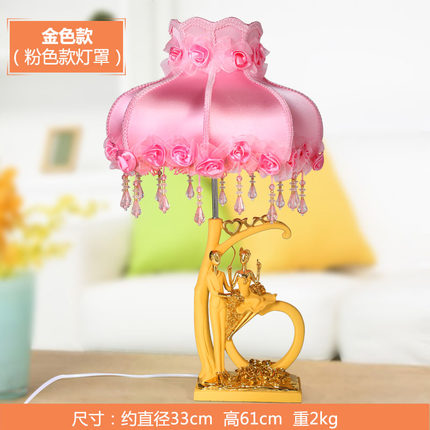 上善若水 创意结婚礼物摆件高档实用送闺蜜朋友婚房礼品台灯1157