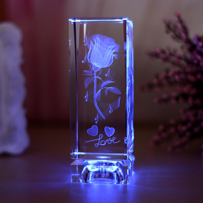 创意实用生日礼物女生水晶摆件diy定制情人节礼物送女友闺蜜礼品