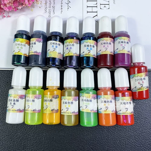 Базовая эпоксидная смола ручной работы, клей, 15 цветов, 10 мл