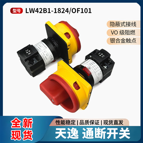 天逸电梯通断开关LW42B1-1824