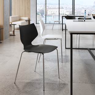 森川家具现代会客椅会议接待洽谈椅子创意餐饮奶茶店桌椅组合餐椅