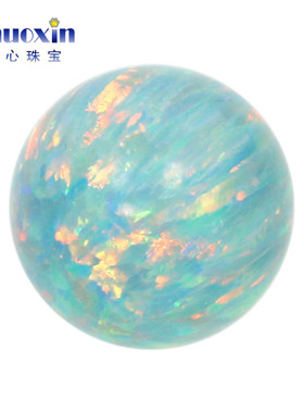 球形圆珠光珠无孔合成澳宝欧泊
