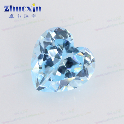 diy桃心形钻戒耳钉裸石