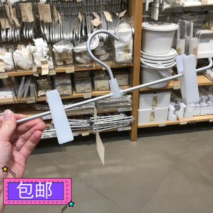 无印良品 MUJI 铝制间隙晾衣架直线型便携式旅行用晾衣裤裙夹子