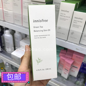 香港正品 悦诗风吟innisfree 绿茶精萃保湿柔肤水200ml平衡爽肤水