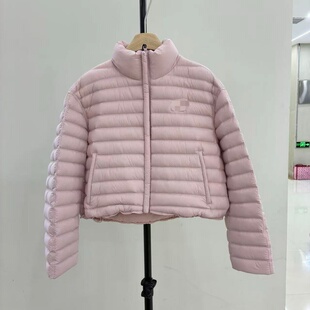 欧货2026冬款立领拉链轻盈保暖白鹅羽绒服女宽松95保暖外套27008