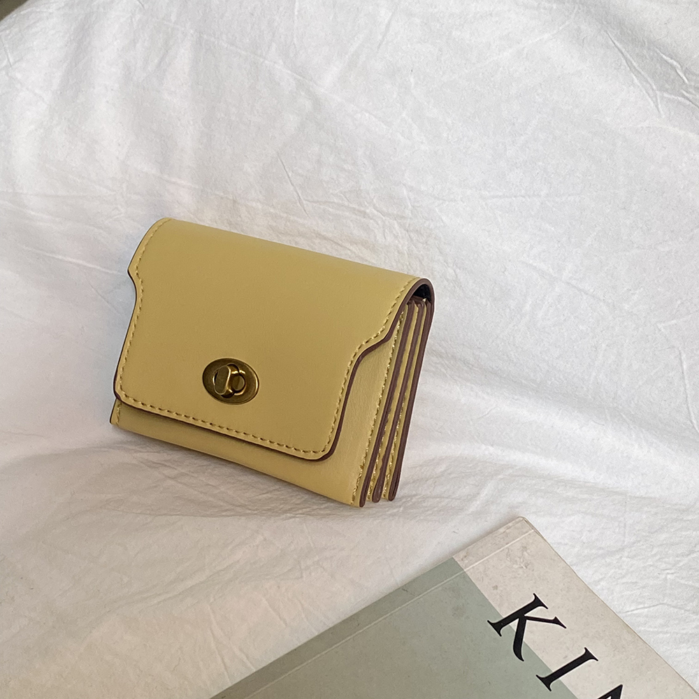 高级感小锁扣卡位卡套卡包零钱包