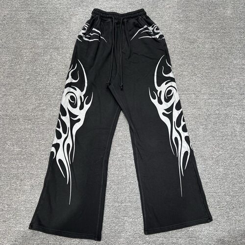 跨境Hellstar Studios Sports Gel  纯棉高街风休闲运动长裤