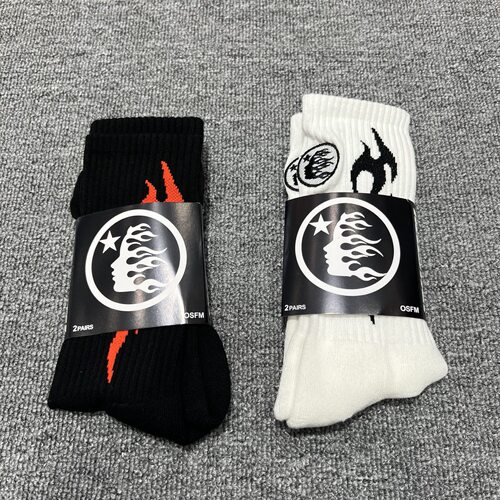 Hellstar Studios Classic Socks 休闲刺绣运动纯棉中筒袜