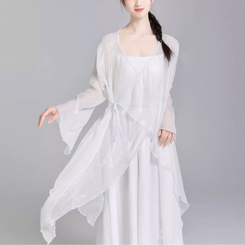 前世今生中国古风汉服新白蛇舞上古典舞服