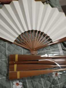 题字宣纸折扇子仿古平板折扇五云山人亲手写真迹可定制