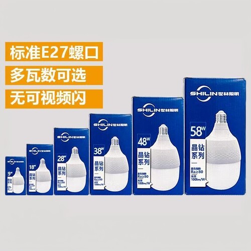 世林照明白光护眼节能球泡灯