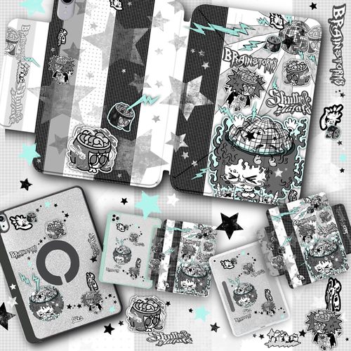 小骷朋克插画平板保护壳多款型号