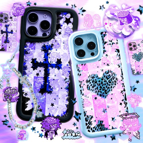 原创小骷磁吸手机壳支架链辣妹