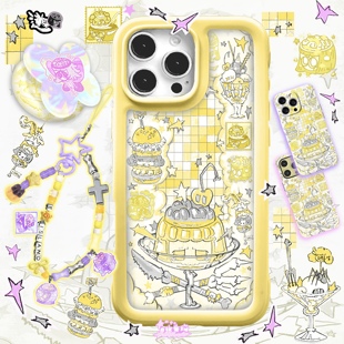 逃生原创小骷*美噬店*手机壳支架梦幻暗黑星星magesafe磁吸IMD双层iphone17air华为16promax14plus苹果15pro