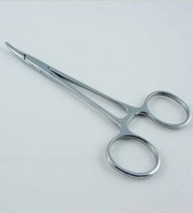 张家港银灰色止血钳宠物拔毛钳12.5-22CM直弯型质量可靠