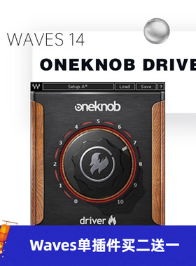 WAVES16 OneKnob Driver插件修音音乐制作在编曲效果器