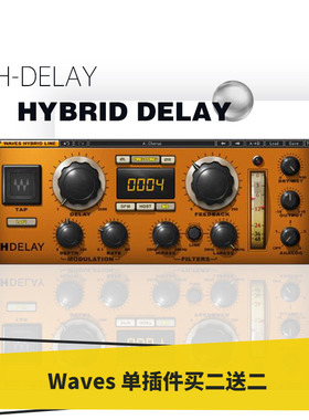 WAVES16 H-Delay Hybrid Delay 混响与延迟AU编曲录音效果器插件