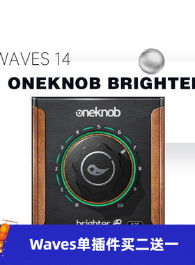 WAVES16 OneKnob Brighter高音增强器插件人声处理效果器修音